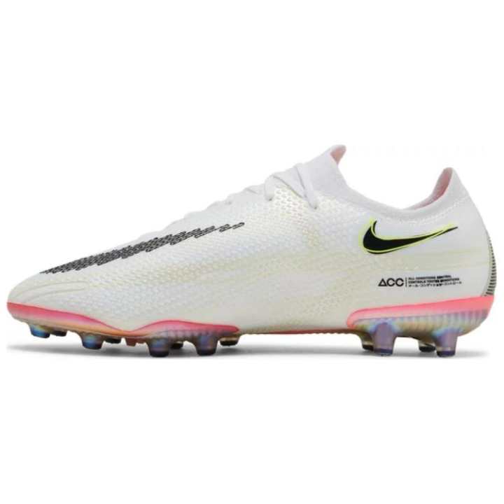 Nike Nike Phantom GT Abrasion Resistant Breathable Soccer Shoes Men's White