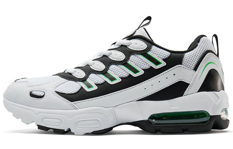 XTEP Little Air Cushion Low top Sports Casual Shoes Men's White Black Green