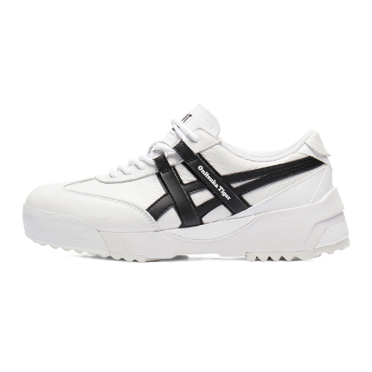 Onitsuka Tiger Delegation EX Comfortable Round Toe Abrasion Resistant Low top Casual Shoes Unisex White