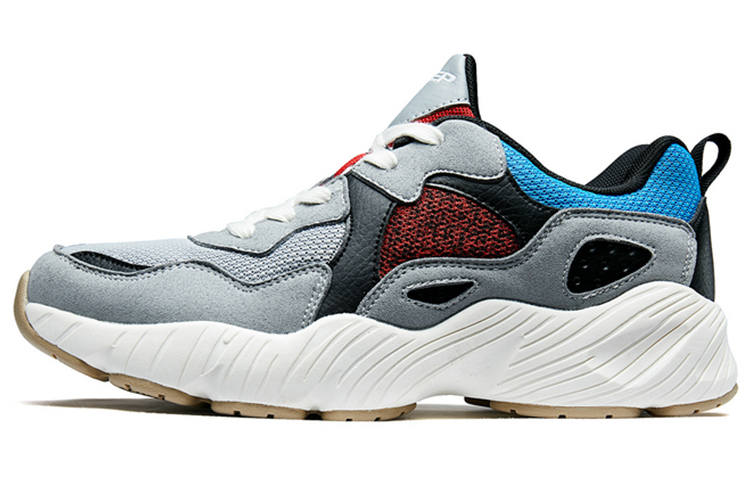 XTEP Low top Casual Shoes Women's Gray Black Blue