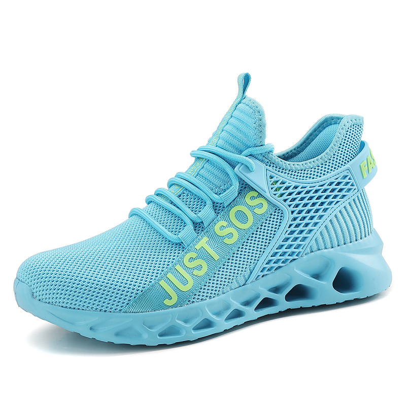JINLAIKE Abrasion Resistant Breathable Abrasion Resistant Breathable Low top Casual Shoes Unisex Blue