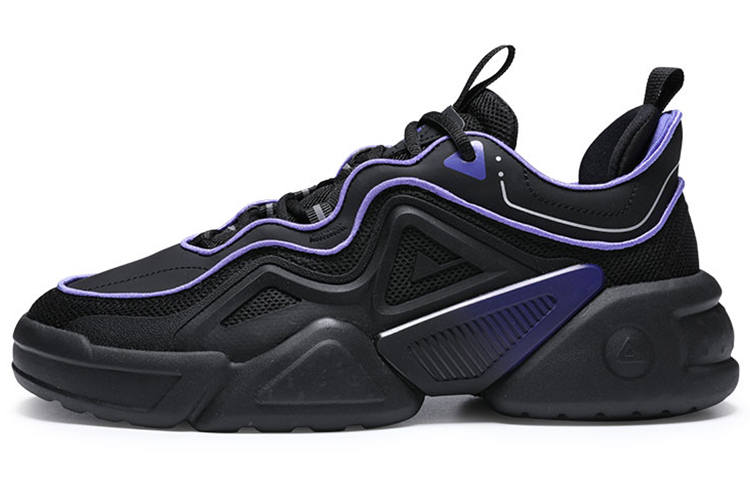 PEAK Abrasion Resistant Cushioning Abrasion Resistant Cushioning Low top Casual Shoes Men's Black Purple