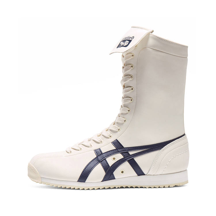 Onitsuka Tiger BOXING High top Casual Shoes Unisex White Blue