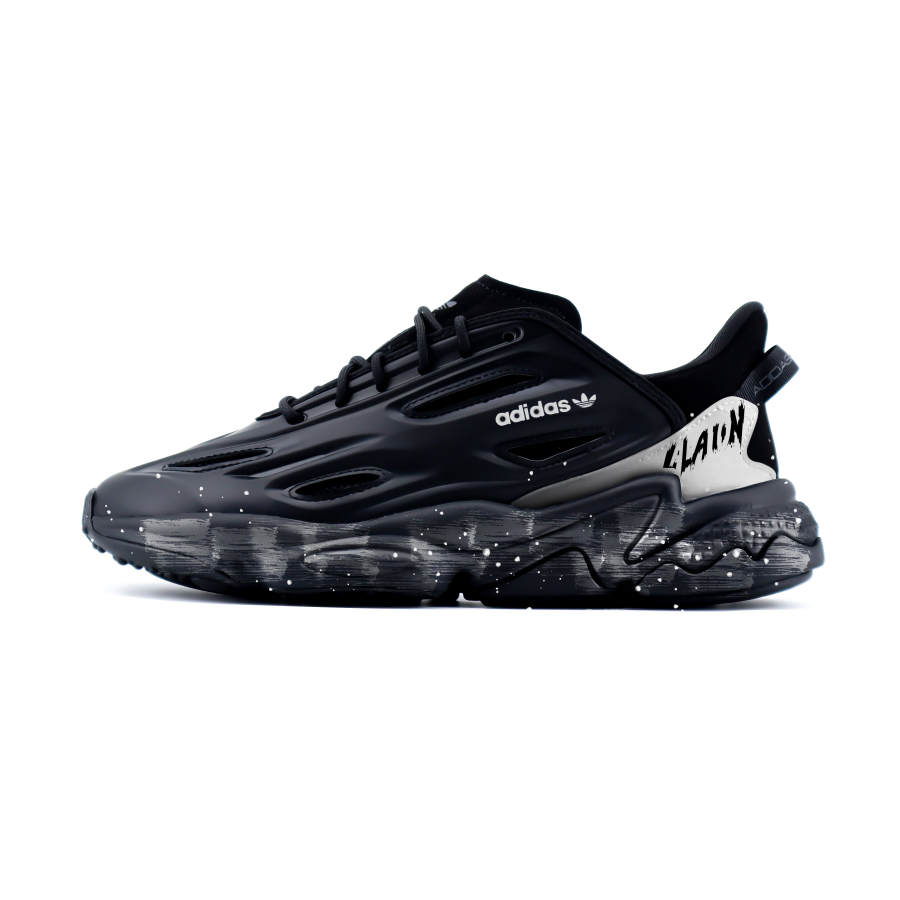 Adidas Originals Ozweego Celox Chuangyi Abrasion Resistant Low top Casual Shoes Unisex Black Silver