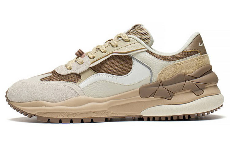 Li-Ning Li Ning Origin Low top Sports Casual Shoes Men's White Brown
