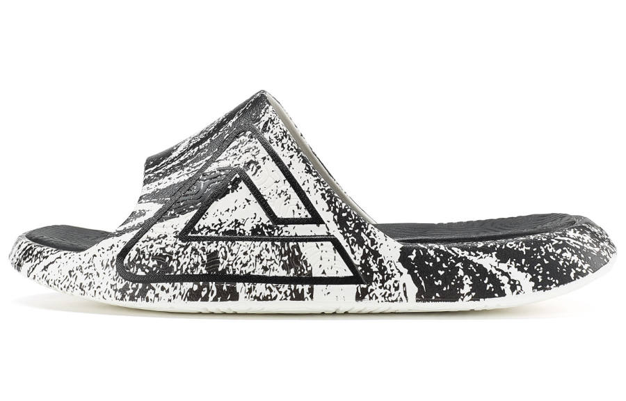 PEAK PEAK Statistic Sandals Slide Slippers Men's Black White