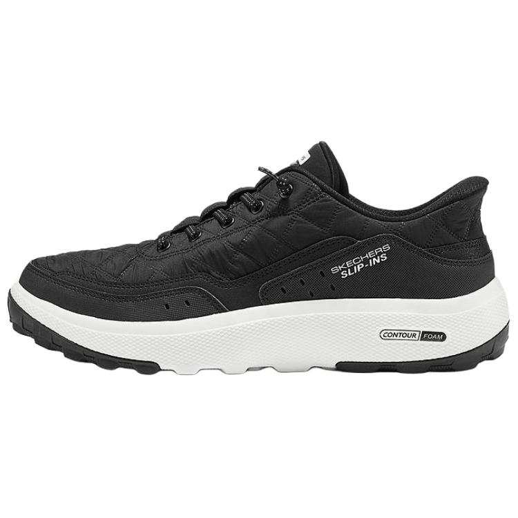Skechers Contour Foam Cozy Fit Low top Casual Shoes Men's Black White