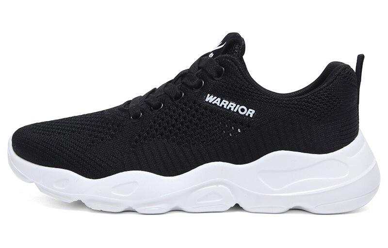 Warrior Fabric Breathable And Lightweight Low top Casual Shoes Women's Black White