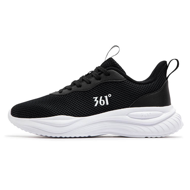 361° Wander Slip Resistant, Abrasion Resistant, Breathable Low top Casual Shoes Women's Black White