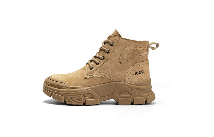 Jeep Jeep Combat Boots Women's Sandy, Light Gray