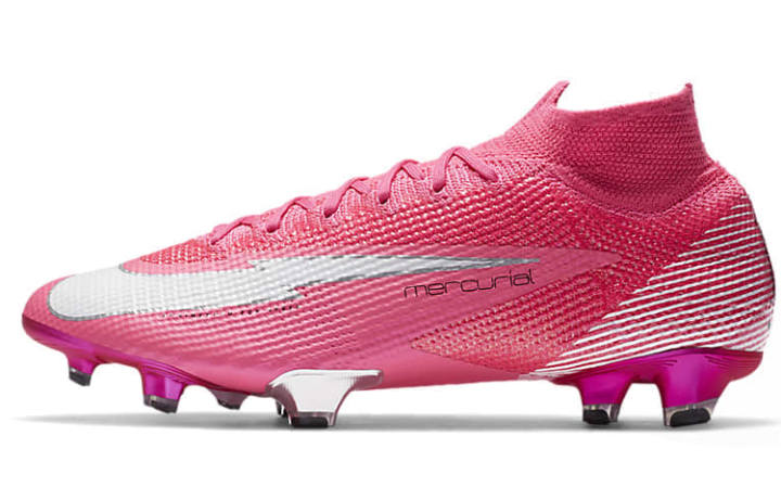 Nike Nike FG Firm Ground Natural Grass Fabric Cushioning Slip Resistant Abrasion Resistant Coverage Support Soccer Shoes