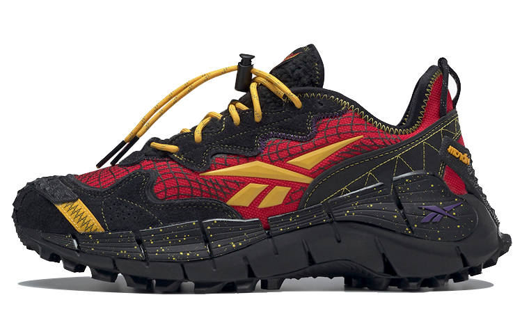 Reebok Zig Kinetica 2 Edge X A AP Nast Abrasion Resistant Abrasion Resistant Low top Casual Shoes Unisex Black Red