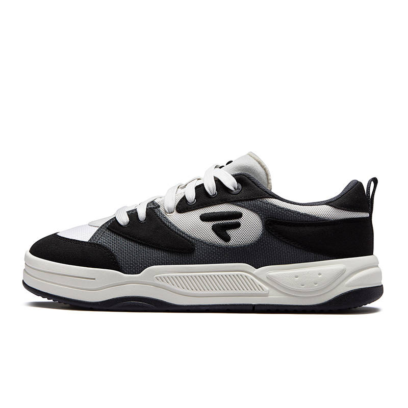 FILA FUSION BANK II DX CVS Cool Skateboard Shoes 2DX Canvas Edition Low top Casual Shoes Men's Black Gray