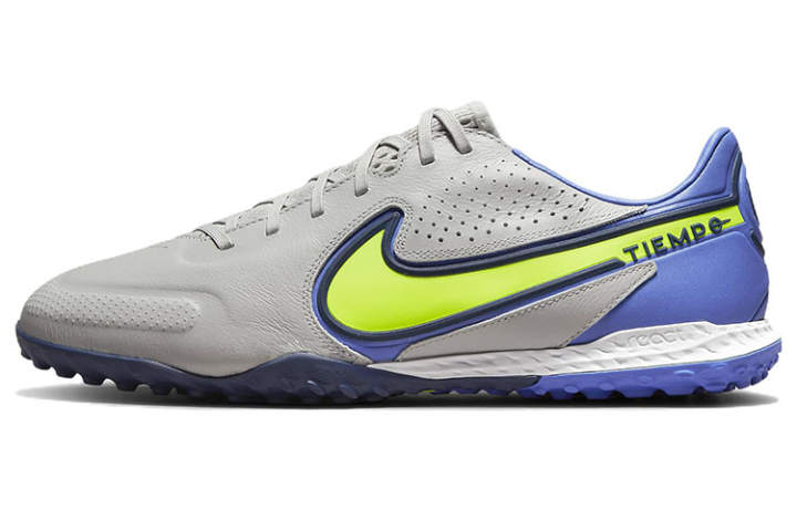 Nike Nike React Legend 9 Pro TF Turf Soccer Shoes Grey/Yellow