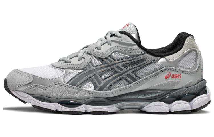 ASICS GEL NYC Textile, Synthetic Leather Low top Casual Shoes Unisex Gray
