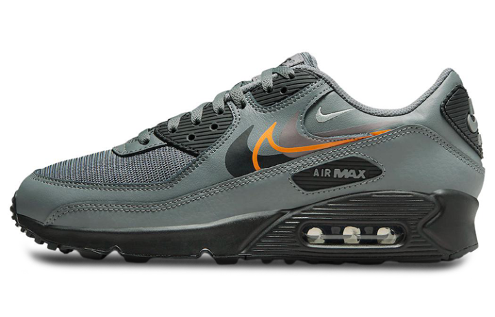 Nike Nike Air Max 90 Multi Swoosh Smoke Grey Mandarin