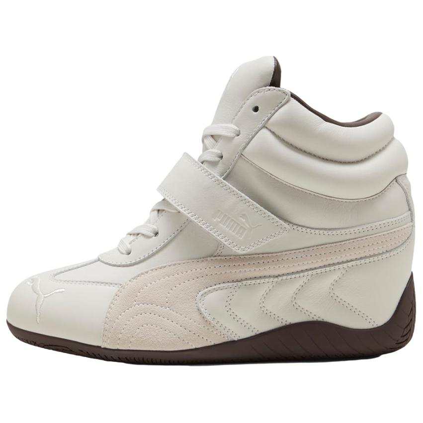 PUMA Speedcat Leather Support Casual Shoes Women's White Light Pink