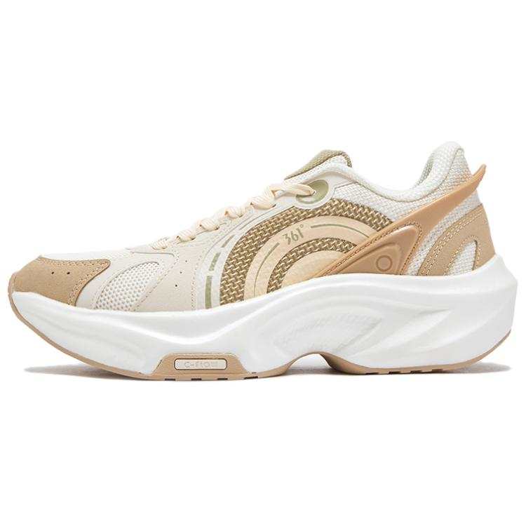 361° Life Collection Slip Resistant Abrasion Resistant Low top Casual Shoes Women's Beige Brown White