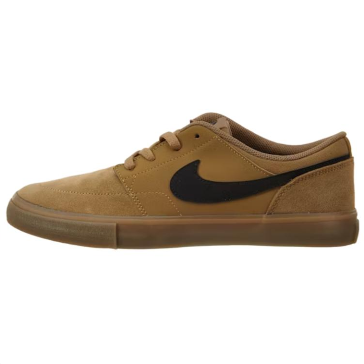 Nike Nike SB Portmore Abrasion Resistant Low top Casual Shoes Men's Brown