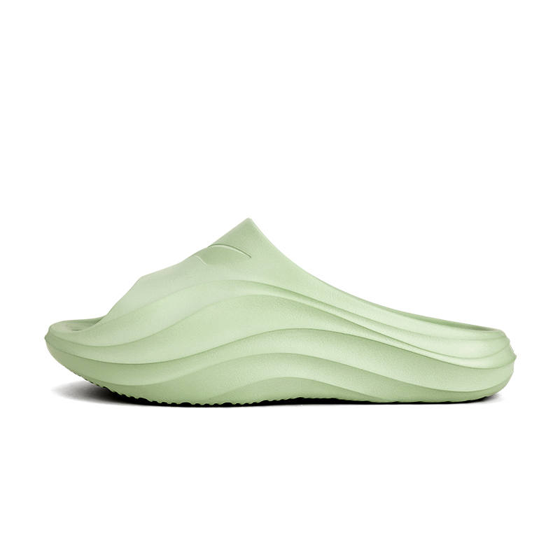 Li-Ning Li Ning Slip Resistant Abrasion Resistant EVA Slide Slippers Unisex Green