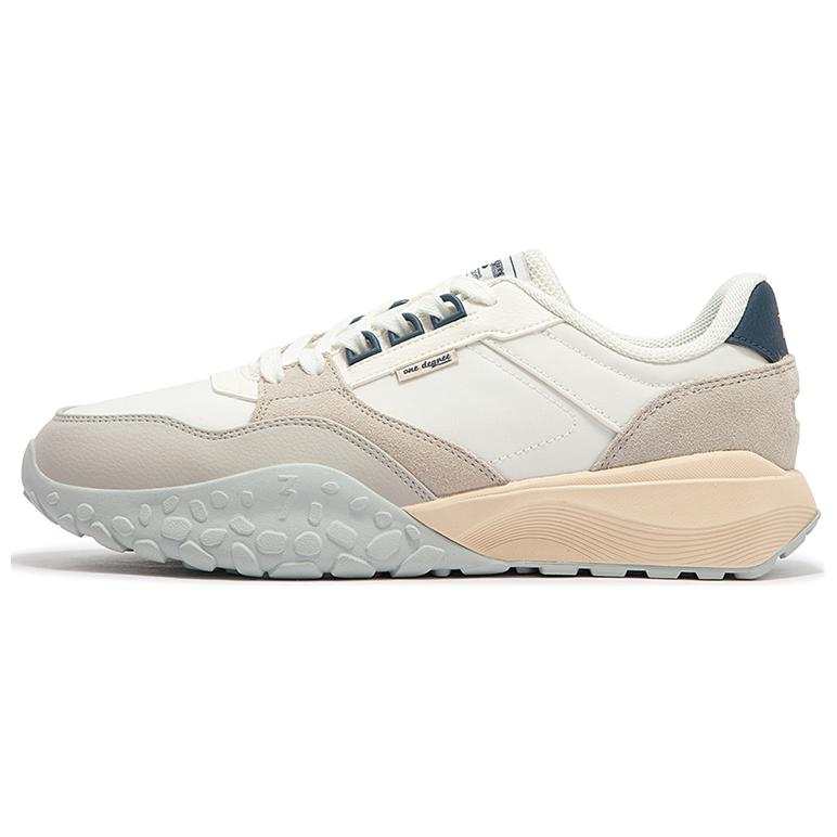 361° Slip Resistant And Breathable Slip Resistant And Breathable Low top Casual Shoes Men's White Gray