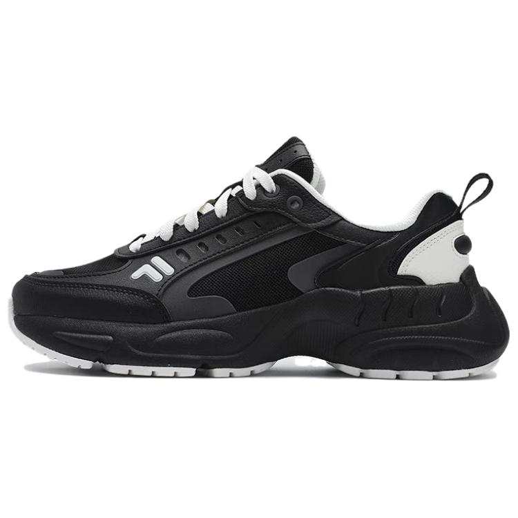 FILA FUSION RACEUP Cushioning Low top Casual Shoes Women's Black White
