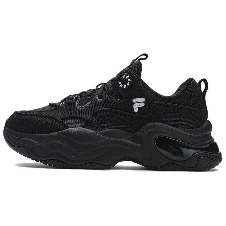 FILA FUSION BUBBLE CVS Bubbles Shoes Textile, Synthetic Leather Low top Casual Shoes Women's Black