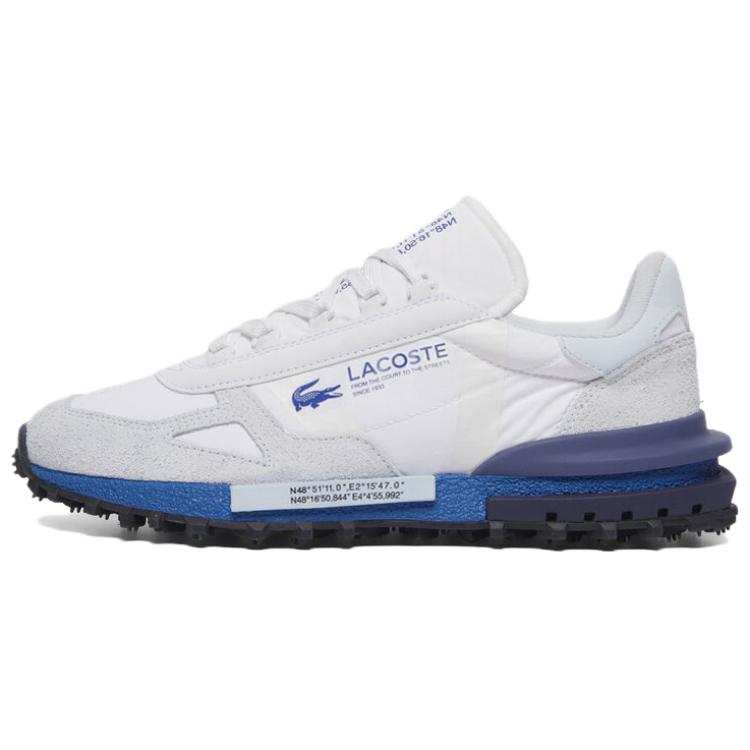 LACOSTE Elite Active Abrasion Resistant Abrasion Resistant Low top Casual Shoes Men's White