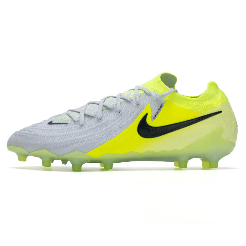 Nike Nike Phantom GX 2 Elite AG Artificial Ground Artificial Turf Fabric Soccer Shoes Men's Gray Yellow