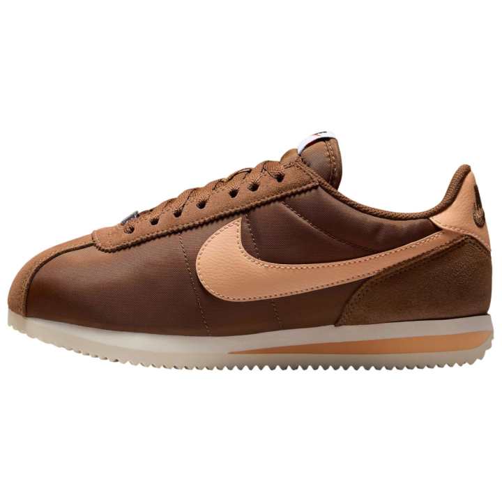 Nike Nike Cortez Textile Slip Resistant Abrasion Resistant Low top Casual Shoes Women's Tan