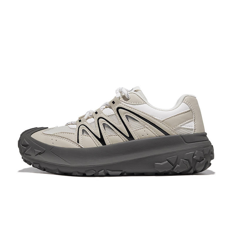 FEIYUE Versatile Abrasion-Resistant Breathable Low-top Casual Shoes Women's Apricot Beige