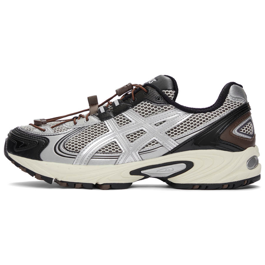 ASICS Gel Kahana TR V4 Cushioning Abrasion Resistant Slip Resistant Low top Casual Shoes Unisex Coffee Black Silver