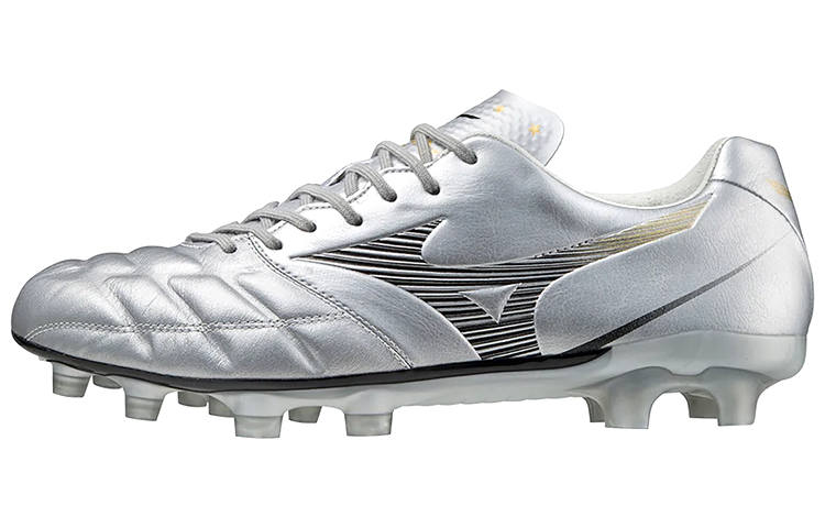 Mizuno Rebula Cup Soccer Shoes Men's Low Top Silver