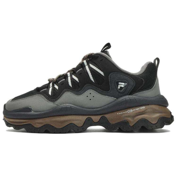 FILA FUSION QD 96 DX Mesh, Textile, Synthetic Leather Comfortable Cushioning Height Increasing Low top Chunky Sneakers