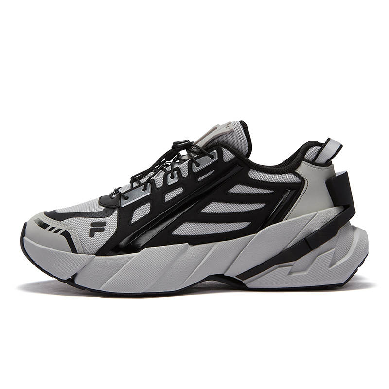 FILA FUSION TI 22 Low top Casual Shoes Men's Gray Black