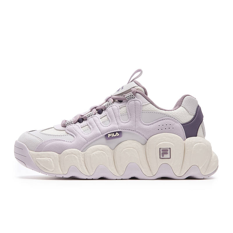 FILA Croissant Height Increasing Low top Casual Shoes Women's Purple