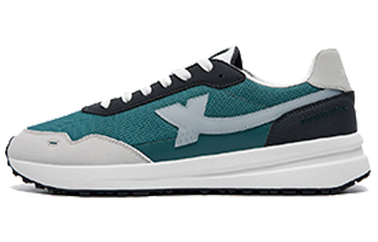 XTEP Cushioning Slip Resistant Abrasion Resistant Low top Casual Shoes Men's Gray Black