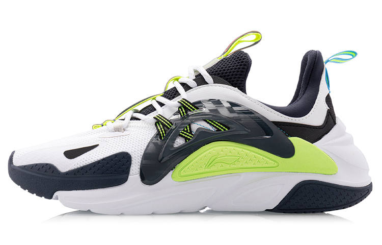 Li-Ning Li Ning Spark Breathable And Lightweight Low top Sports Casual Shoes Men's White Blue Black
