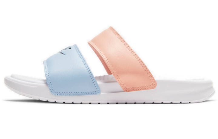 Nike Nike Benassi Duo Ultra Slide White/Blue/Pink Women's