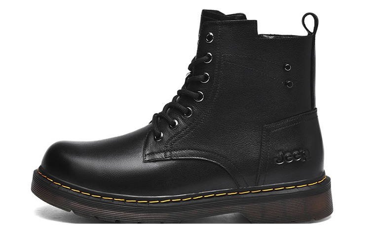 Jeep Jeep Short Combat Boots Men's Black