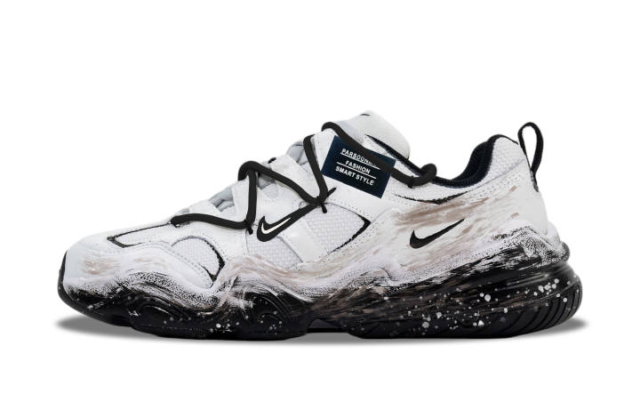 Nike Nike Tech Hera Artificial Leather Cushioning Abrasion Resistant Height Increasing Low top Casual Shoes Unisex