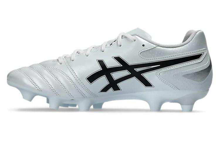 ASICS DS LIGHT ADVANCE TF Turf Synthetic Leather Soccer Shoes Unisex White Black