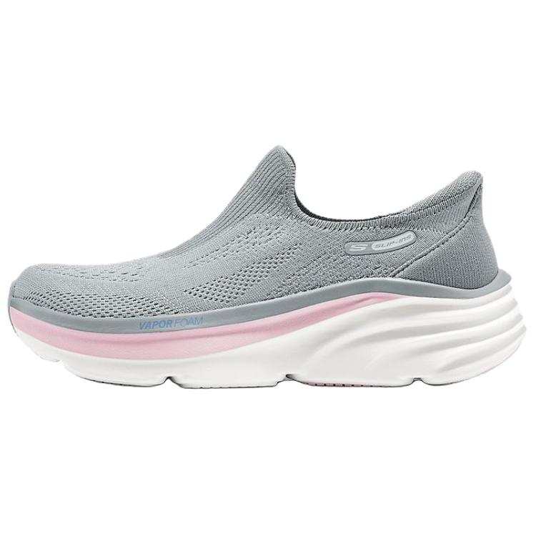 Skechers D'Lux Vapor Breathable Low top Casual Shoes Women's Gray Pink