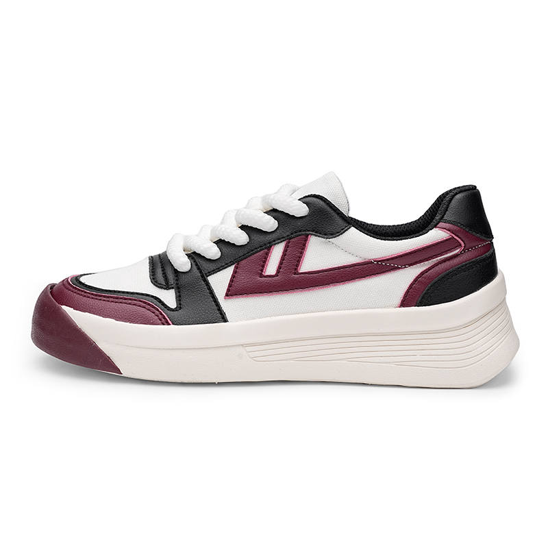 WARRIOR Cushioning Abrasion Resistant Cushioning, Wear Resistant Low top Casual Shoes Unisex Black Red