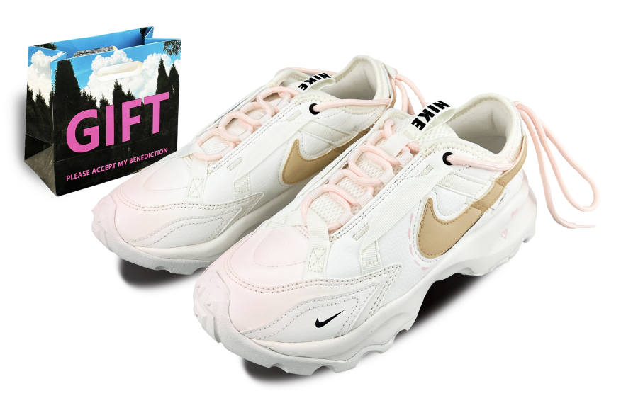 Nike Nike TC 7900 Slip Resistant Abrasion Resistant Low top Casual Shoes Women's Pink White