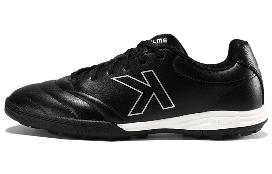 KELME TF Turf Slip Resistant, Abrasion Resistant, Breathable Soccer Shoes Unisex Black