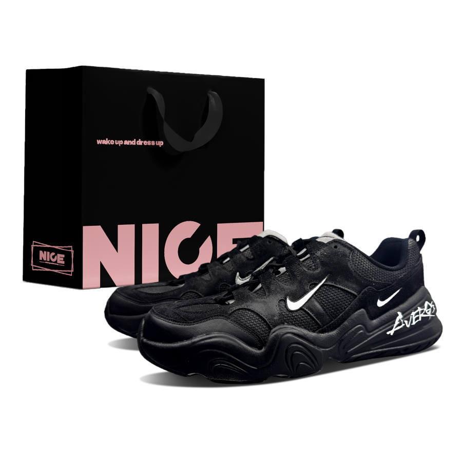 Nike Nike Tech Hera Abrasion Resistant Abrasion Resistant Low top Casual Shoes Men's Black