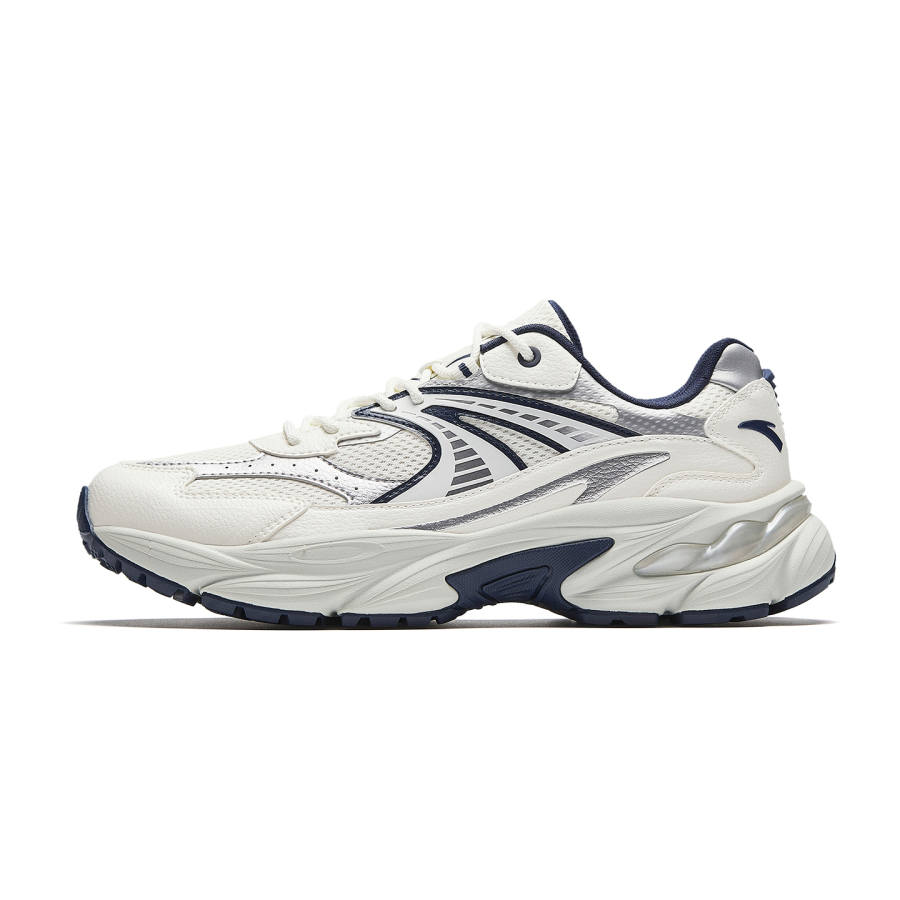 Anta AT802 Casual Shoes Men's Ivory White/Silver/New Ink Blue