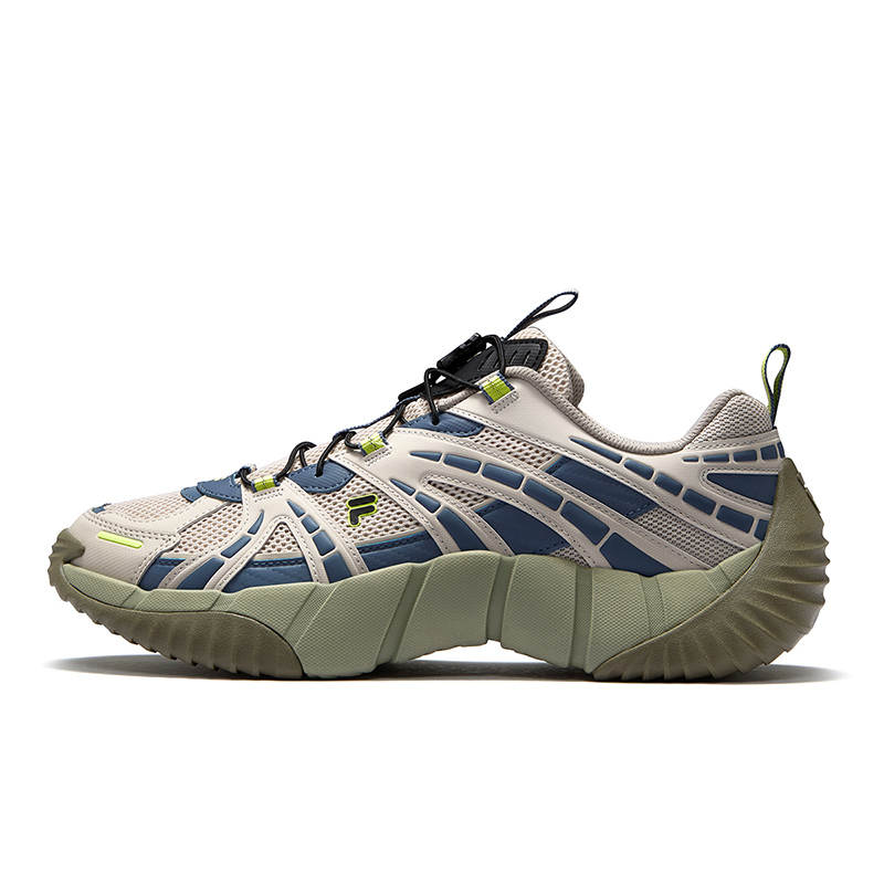 FILA FUSION BONE II Vertebra Shoes 2 Low top Casual Shoes Men's Oats Brown