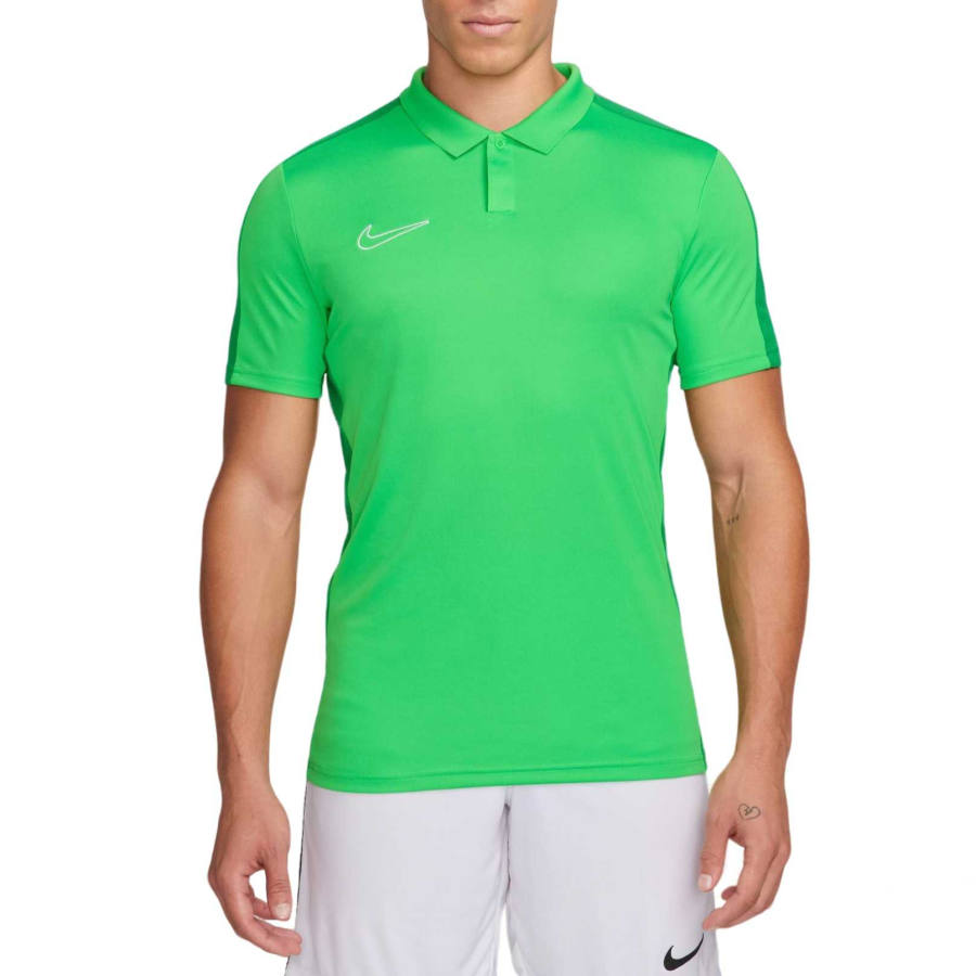 Nike Nike Dri Fit Polo Shirts Men's Green Spark/Lucky Green/White Polo Collar Moderate Straight Fit